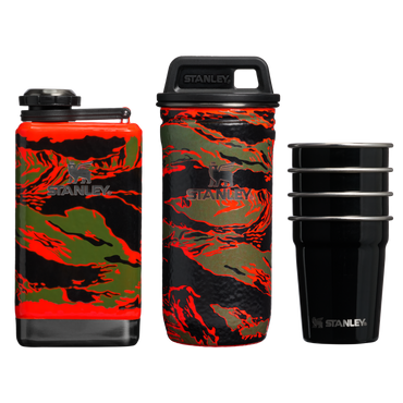 Stanley 1913 Stanley 1913 x Devin Booker  The Pre-Party Flask and Shot Glass Set 5oz in Devin Booker Hidden in Plain Sight | Front View