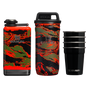 Swatch for Stanley 1913 Stanley 1913 x Devin Booker  The Pre-Party Flask and Shot Glass Set 5oz in Devin Booker Hidden in Plain Sight | Front View