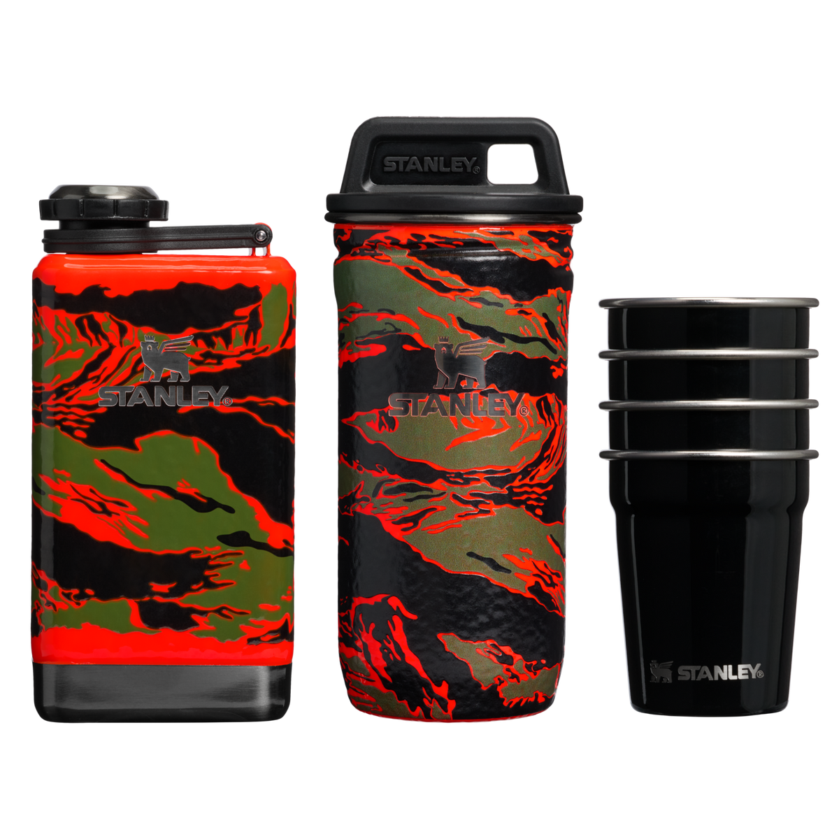 Stanley 1913 Stanley 1913 x Devin Booker  The Pre-Party Flask and Shot Glass Set 5oz in Devin Booker Hidden in Plain Sight | Front View