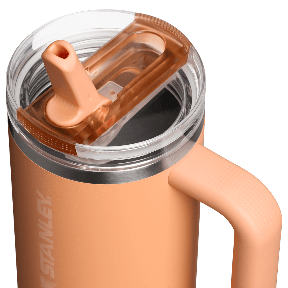 Stanley 1913 The Quencher ProTour Flip Straw Tumbler 30 OZ Oasis Collection in Apricot | View 3