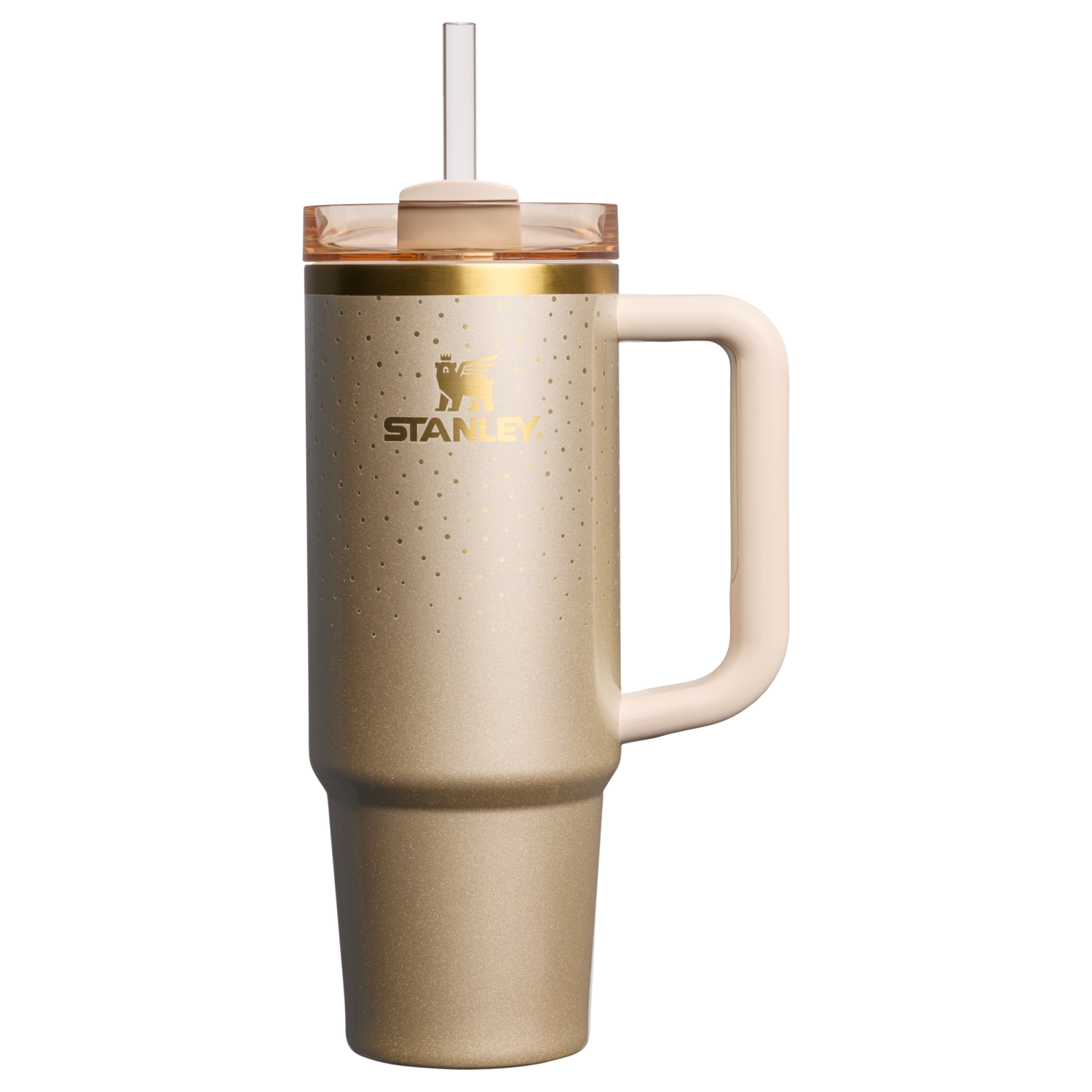 Stanley 1913 Cheers & Cheer The Quencher®H2.0 FlowState™ Tumbler 30 OZ in Prosecco Shimmer | View 1
