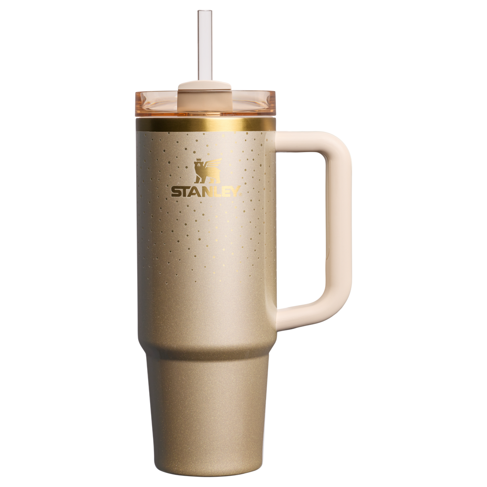 Stanley 1913 Cheers & Cheer The Quencher®H2.0 FlowState™ Tumbler 30 OZ in Prosecco Shimmer