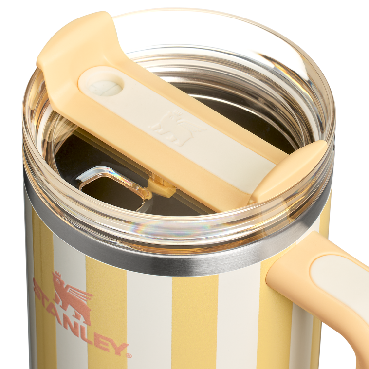 Stanley 1913 The Quencher H2.0 FlowState™ Tumbler 40 OZ Oasis Collection in Butter Cabana Gloss
