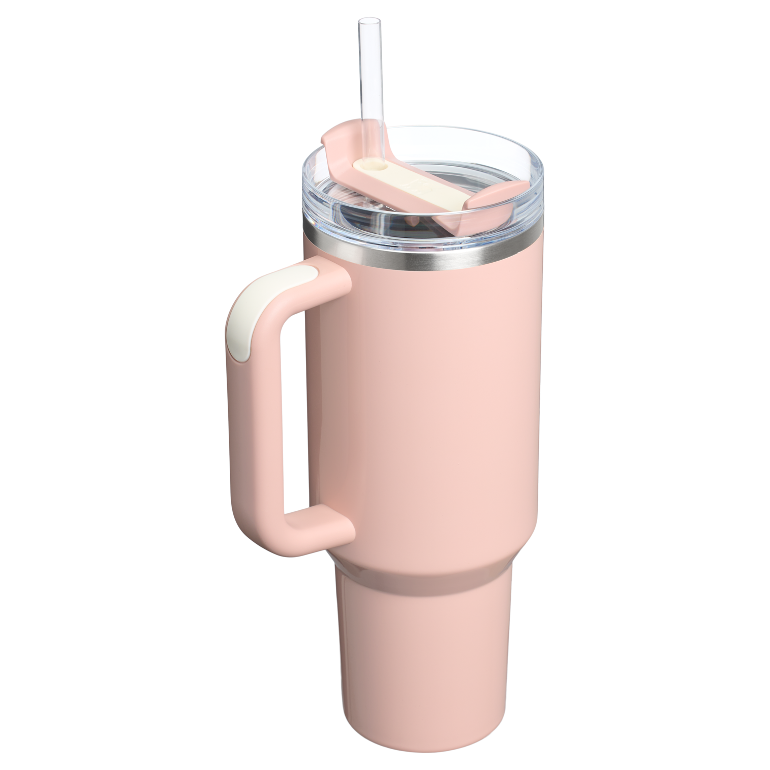 Quencher H2.0 - Peach Whip Gloss - 40oz - Back - Stanley