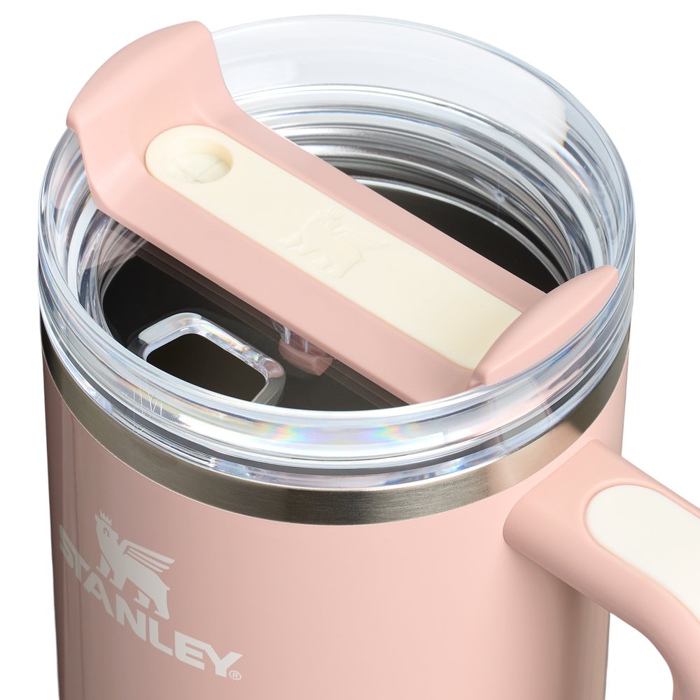 Stanley 1913 The Quencher H2.0 FlowState™ Tumbler 40 OZ Oasis Collection in Peach Whip Gloss | View 3