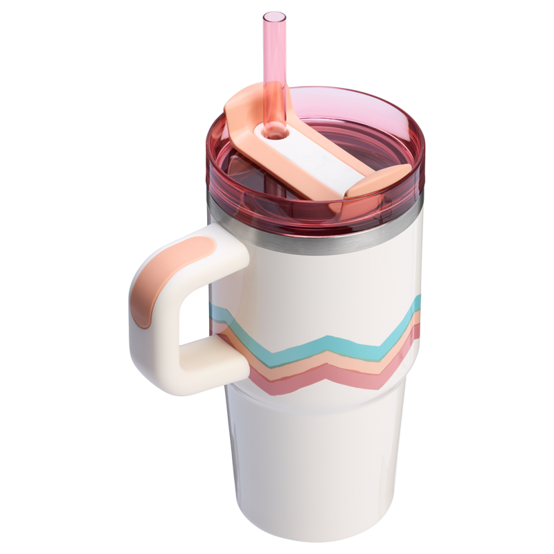 Stanley 1913 The Quencher H2.0 FlowState™ Tumbler 20 OZ in Cream Egg-cellence | Back View