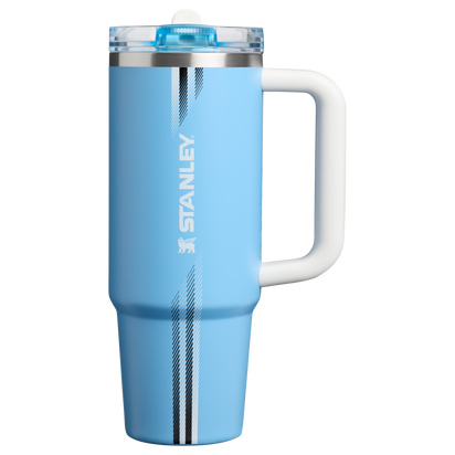 Stanley 1913 Country Collection Quencher® ProTour Flip Straw Tumbler 30 OZ in Team Light Blue White | Front View