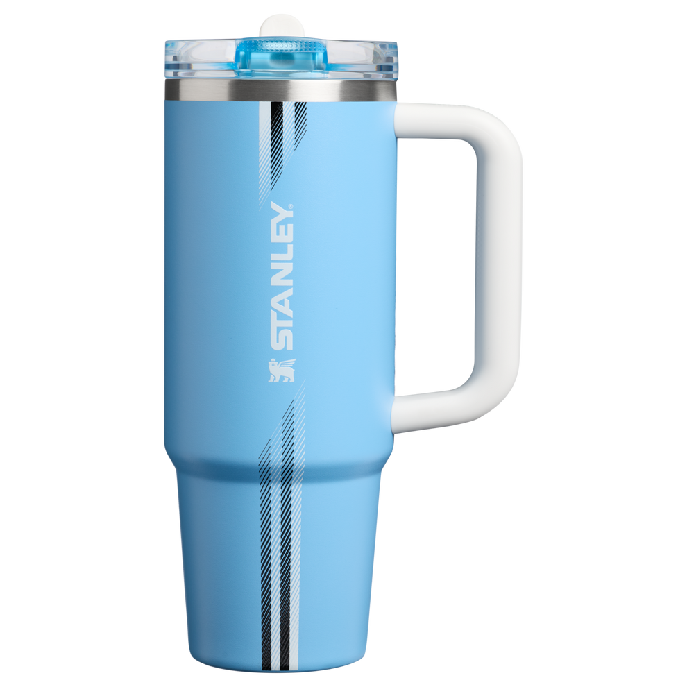 Stanley 1913 Country Collection Quencher® ProTour Flip Straw Tumbler 30 OZ in Team Light Blue White | Front View