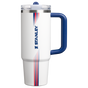 Swatch for Stanley 1913 Country Collection Quencher® ProTour Flip Straw Tumbler 30 OZ in Team White Dark Blue