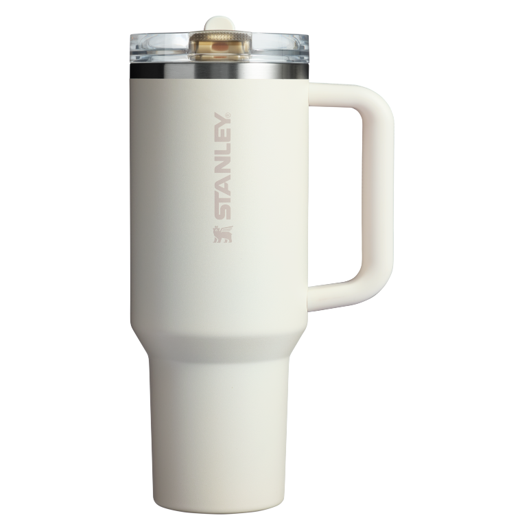 Stanley 1913 The Quencher ProTour Flip Straw Tumbler 40 OZ in Cream | Front View