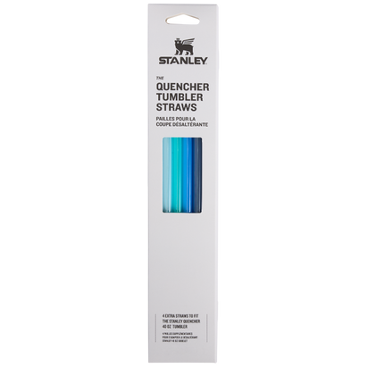 Stanley 1913 Adventure Quencher Travel Tumbler Straws 40 OZ 4-Pack in Blue
