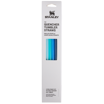 Stanley | Adventure Quencher Travel Tumbler Straws | 4-Pack | Blue