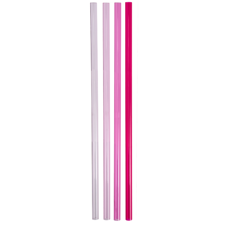 Stanley 1913 Adventure Quencher Travel Tumbler Straws 40 OZ 4-Pack in Pink | Front View