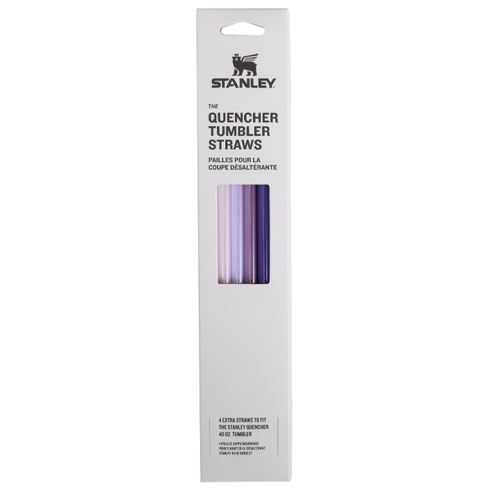 Stanley | Adventure Quencher Travel Tumbler Straws | 4-Pack | Purple