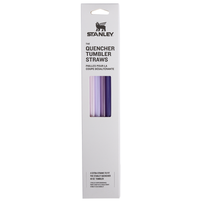 Stanley | Adventure Quencher Travel Tumbler Straws | 4-Pack | Purple