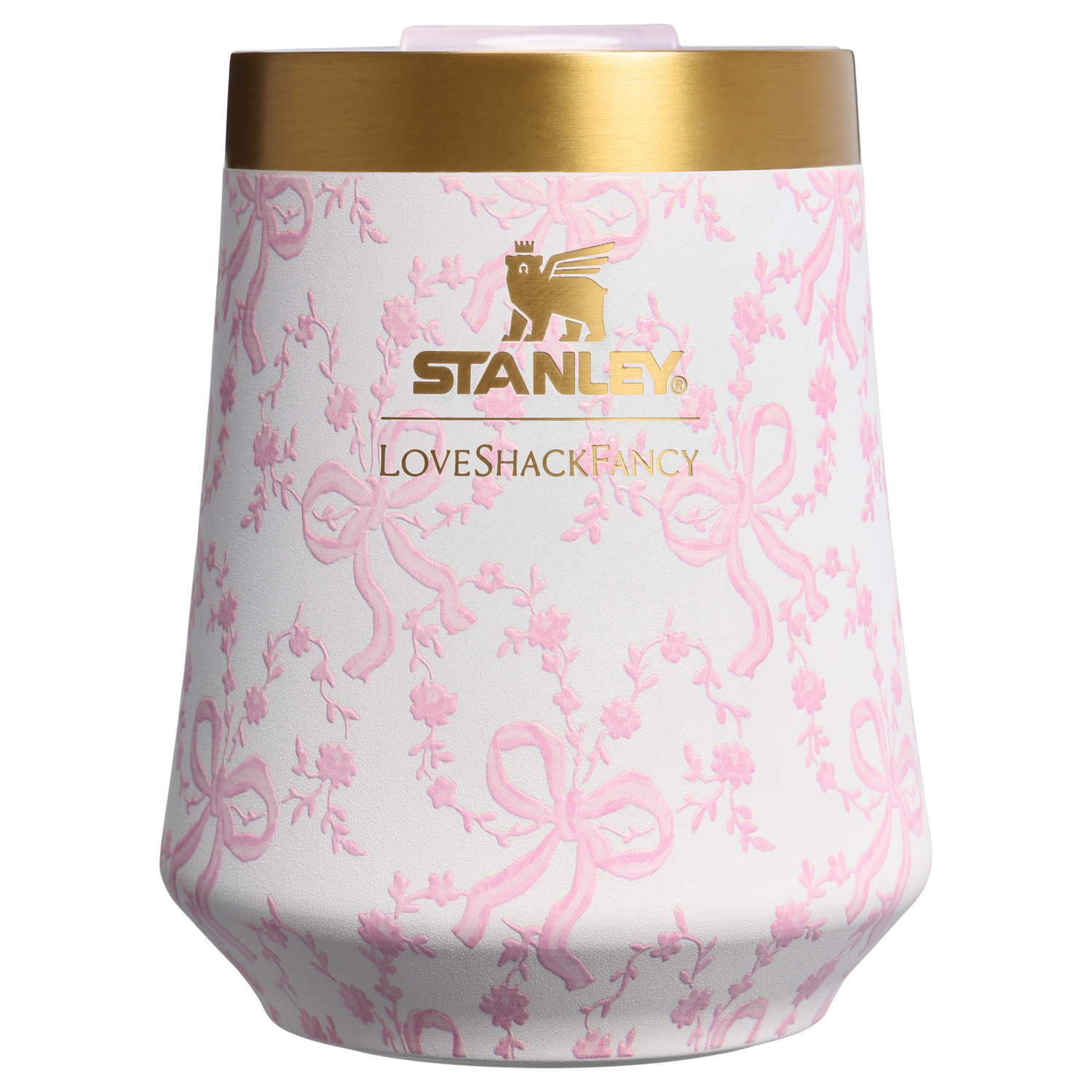 Stanley 1913 Stanley 1913 x LoveShackFancy The Reserve Wine Tumbler 11 OZ in Coquette Bow – Chantilly