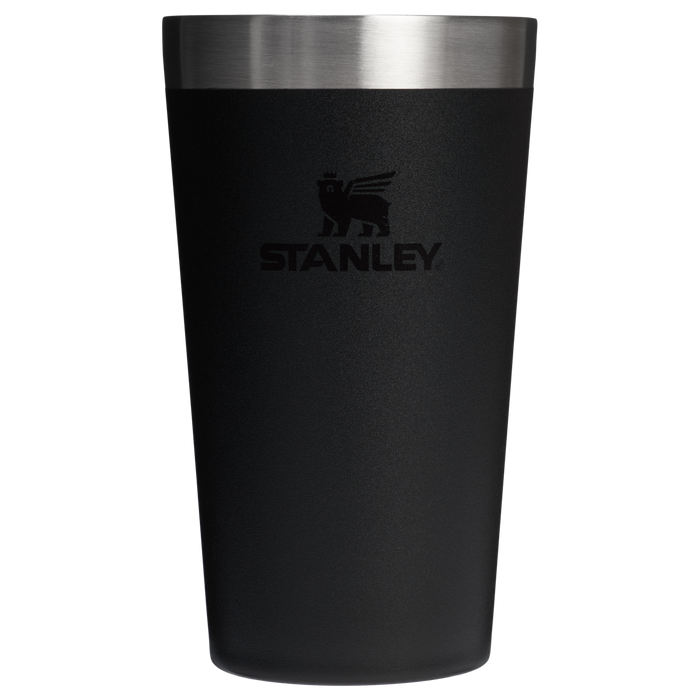 Stanley 1913 Adventure Stacking Pint 12 OZ in Black 2.0 | Front View