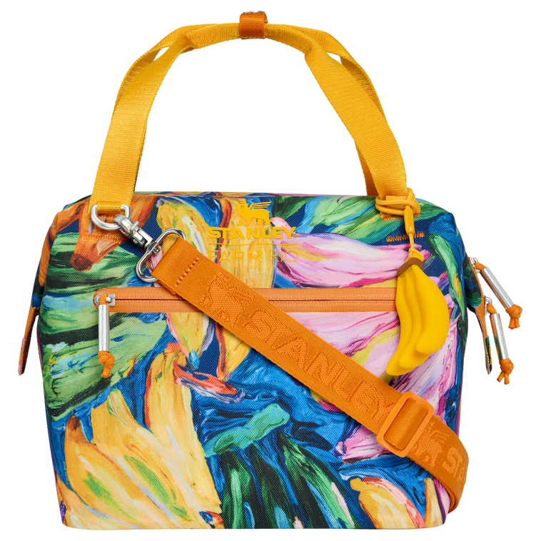 Stanley 1913 Stanley 1913 x FARM Rio All Day Julienne Mini Cooler 7.4 qt in Farm Rio Painted Bananas | View 1