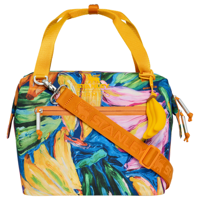 Stanley 1913 Stanley 1913 x FARM Rio All Day Julienne Mini Cooler 7.4 qt in Farm Rio Painted Bananas | Front View