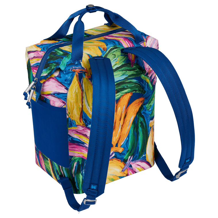 Stanley 1913 Stanley 1913 x FARM Rio All Day Madeleine Mini Cooler Backpack 14 qt in Farm Rio Painted Bananas | View 1