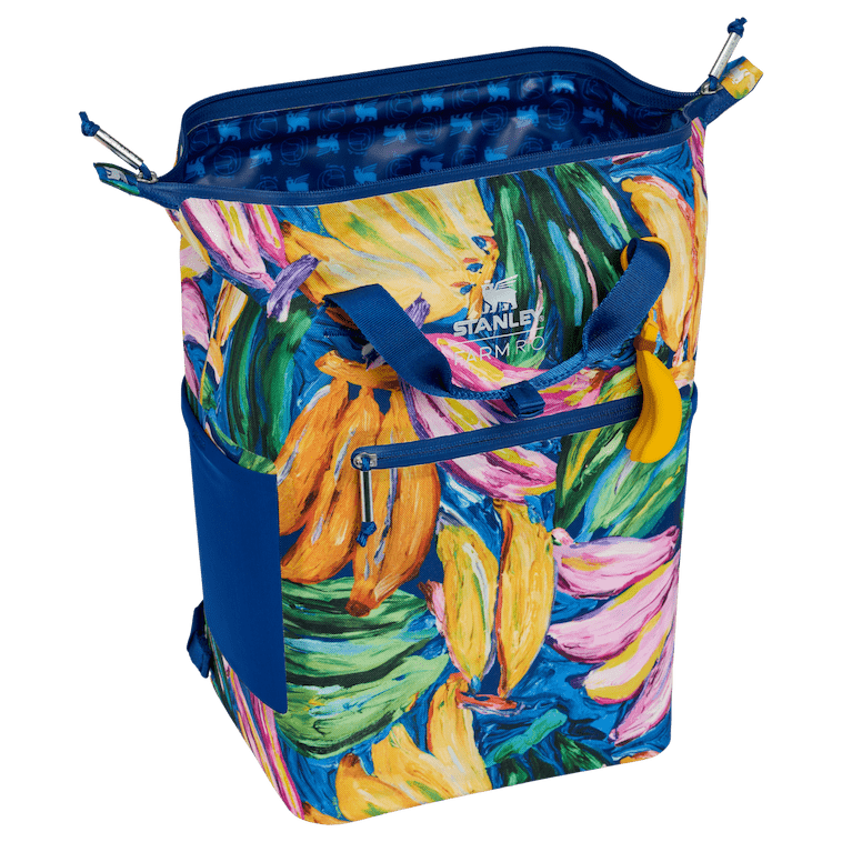Stanley 1913 Stanley 1913 x FARM Rio All Day Madeleine Mini Cooler Backpack 14 qt in Farm Rio Painted Bananas