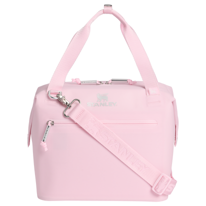 Stanley 1913 The Julienne Mini Soft Cooler 7.4 Qt The Holiday Collection in Soft Pink | Front View