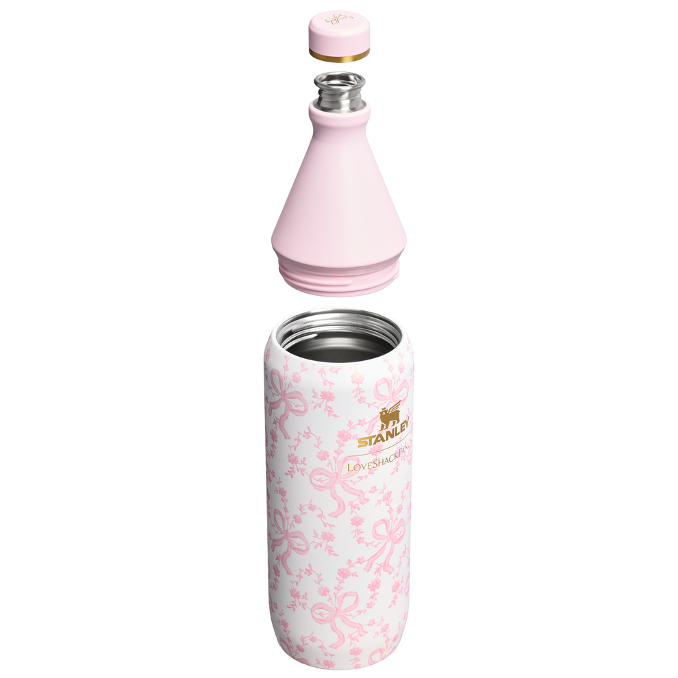 Stanley 1913 Stanley 1913 x LoveShackFancy The All Day Slim Bottle 34 OZ in Coquette Bow – Chantilly