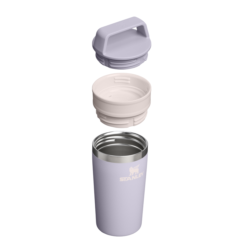 Stanley 1913 The Café-To-Go Travel Mug 12 OZ in Purple Dust | Cross Section View