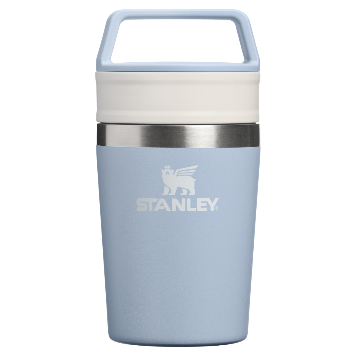Stanley 1913 The Café-To-Go Travel Mug 8 OZ in Blue Dream Stone | Front View