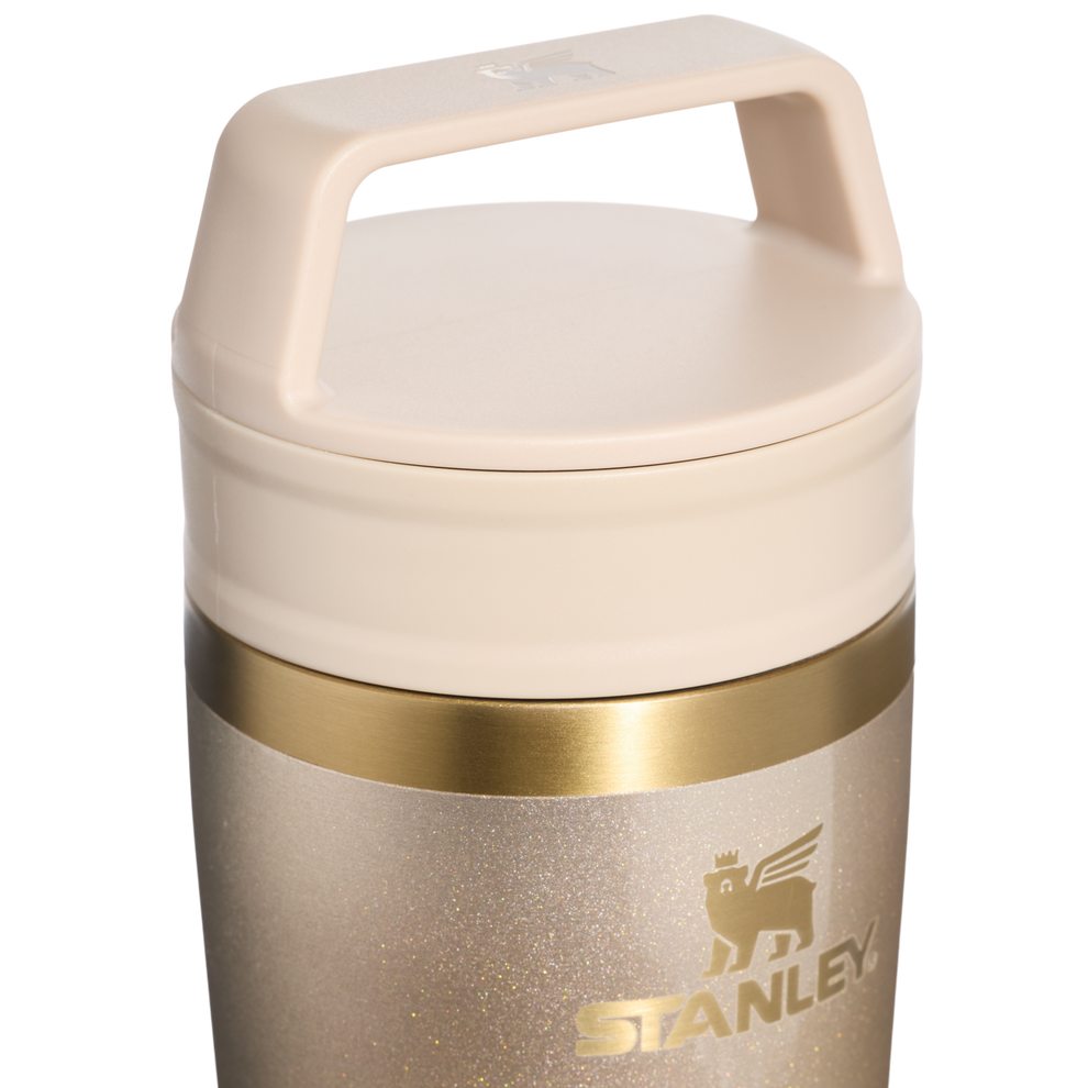 Stanley 1913 Cheers & Cheer The Café-To-Go Mug 12 OZ in Prosecco Shimmer | Lid Detailed View
