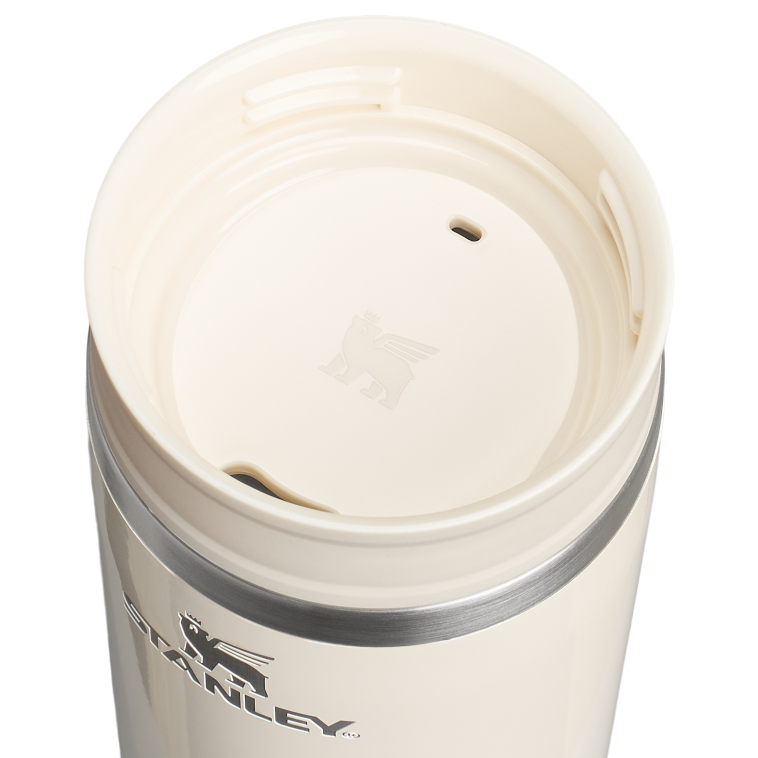 Stanley 1913 The Café-To-Go Travel Mug 16 OZ in Cream Gloss | Lid Detailed View