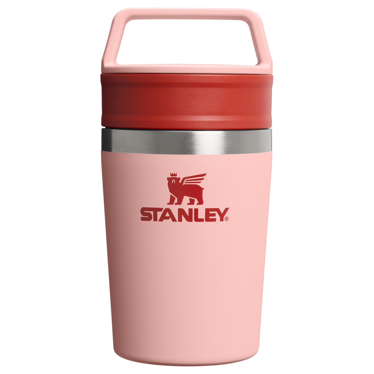 Stanley 1913 The Café-To-Go Travel Mug 8 OZ in Peach Rose | Front View