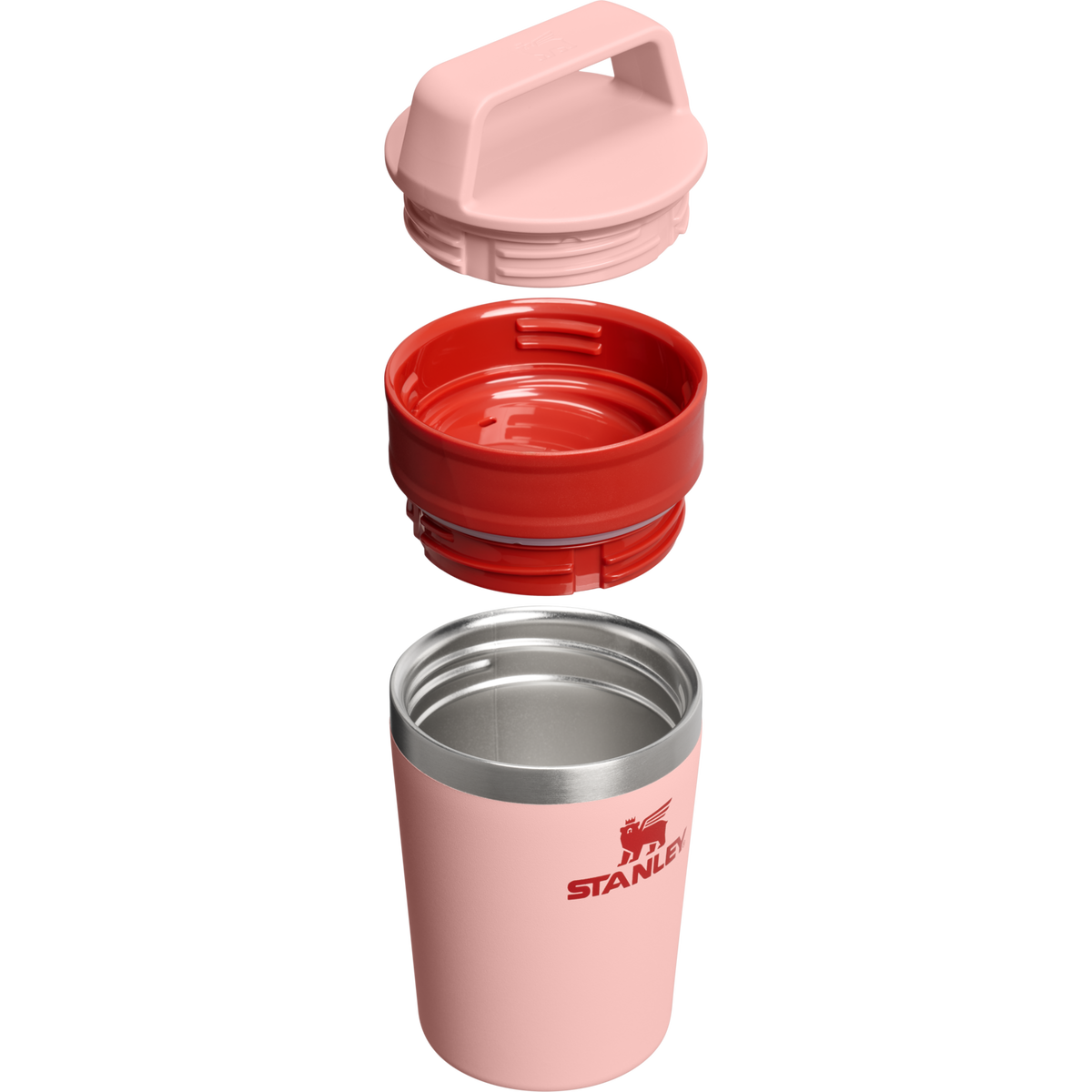 Stanley 1913 The Café-To-Go Travel Mug 8 OZ in Peach Rose | Cross Section View