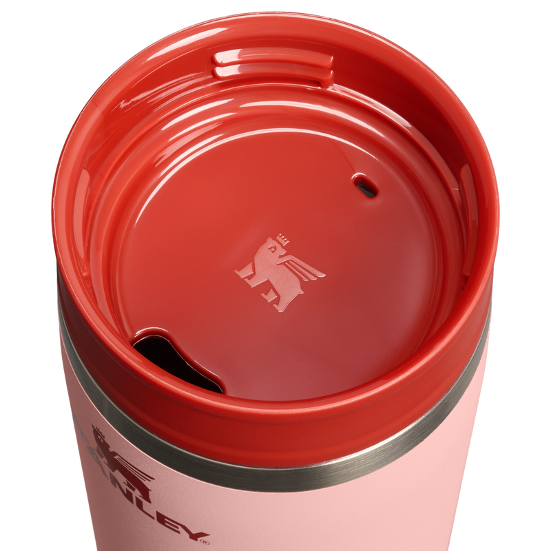 Stanley 1913 The Café-To-Go Travel Mug 8 OZ in Peach Rose | Lid Detailed View