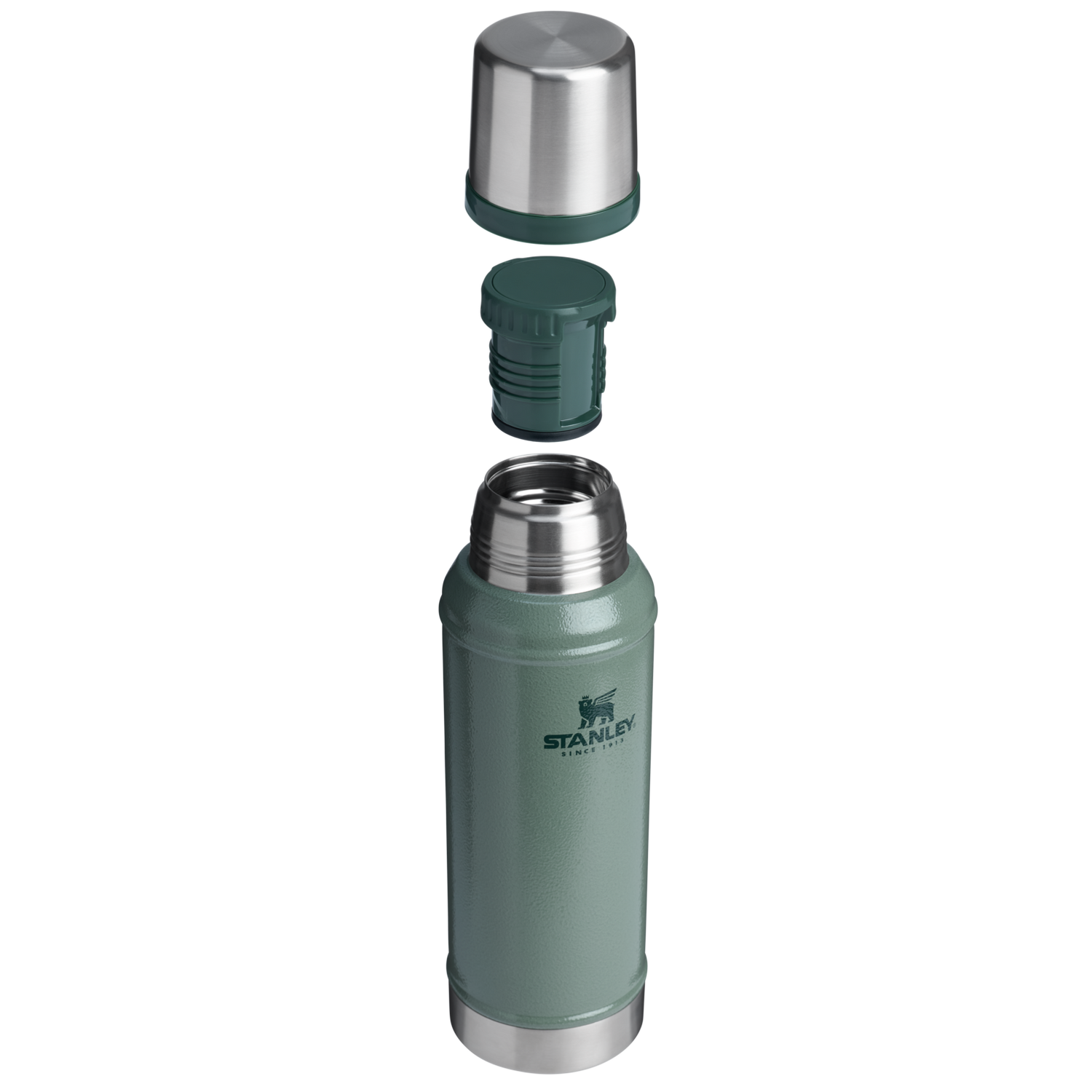 Stanley 1913 Classic Legendary Bottle 1.0 QT in Hammertone Green | View 2