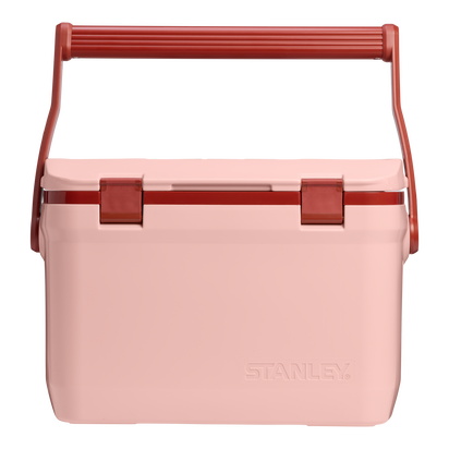 Stanley 1913 The Easy Carry Outdoor Cooler 16 QT in Peach Rose | Front View