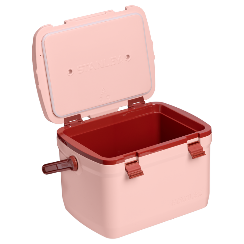 Stanley 1913 The Easy Carry Outdoor Cooler 16 QT in Peach Rose | Open View