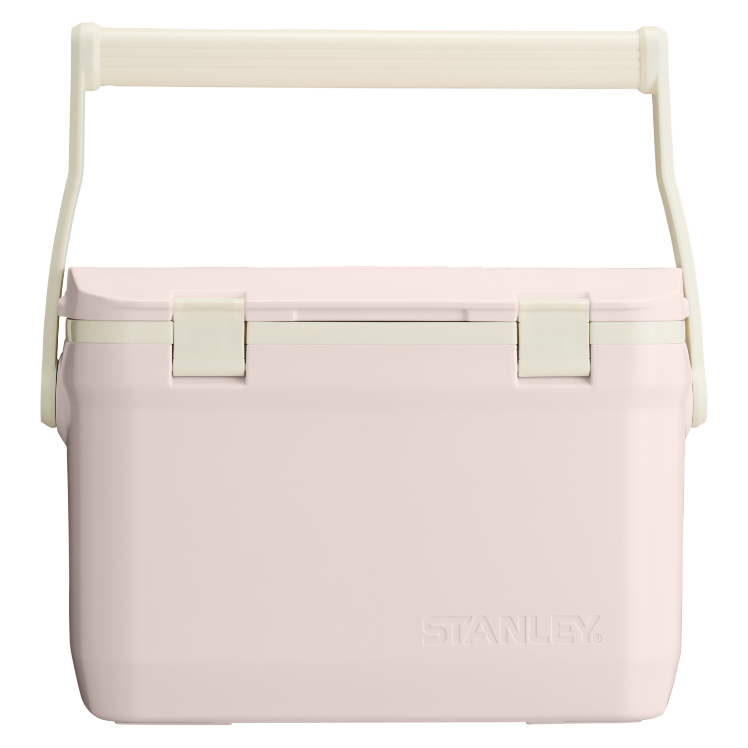 Stanley 1913 The Easy Carry Outdoor Cooler 16 QT in Rose Quartz | Front View