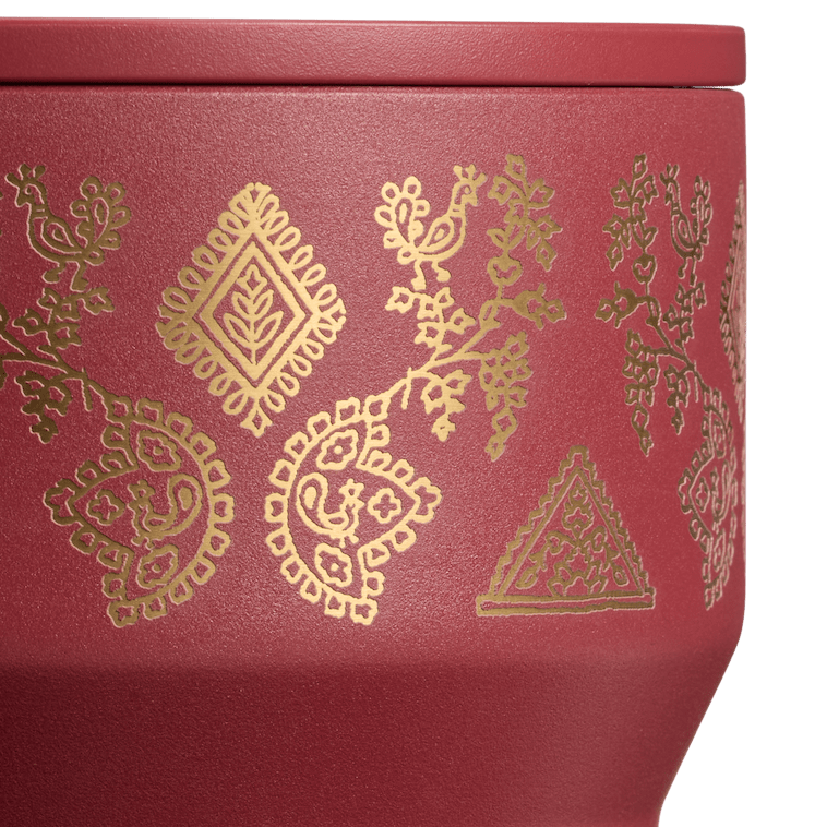 Stanley 1913 Stanley 1913 x Nest Stacking Cup Set 2x 10 oz Cups in Deepa Rose / Brown Sugar | Detailed View