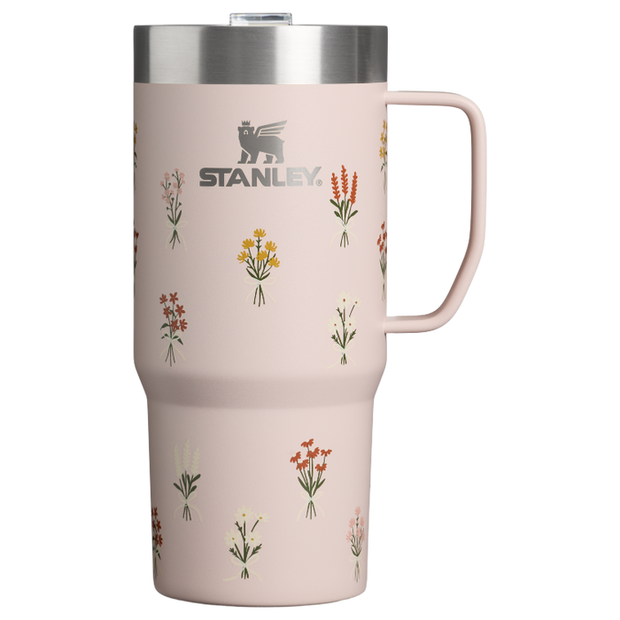 Stanley 1913 Everyday Suburban Mug 24 OZ Rose Quartz Bouquets in Rose Quartz Bouquets