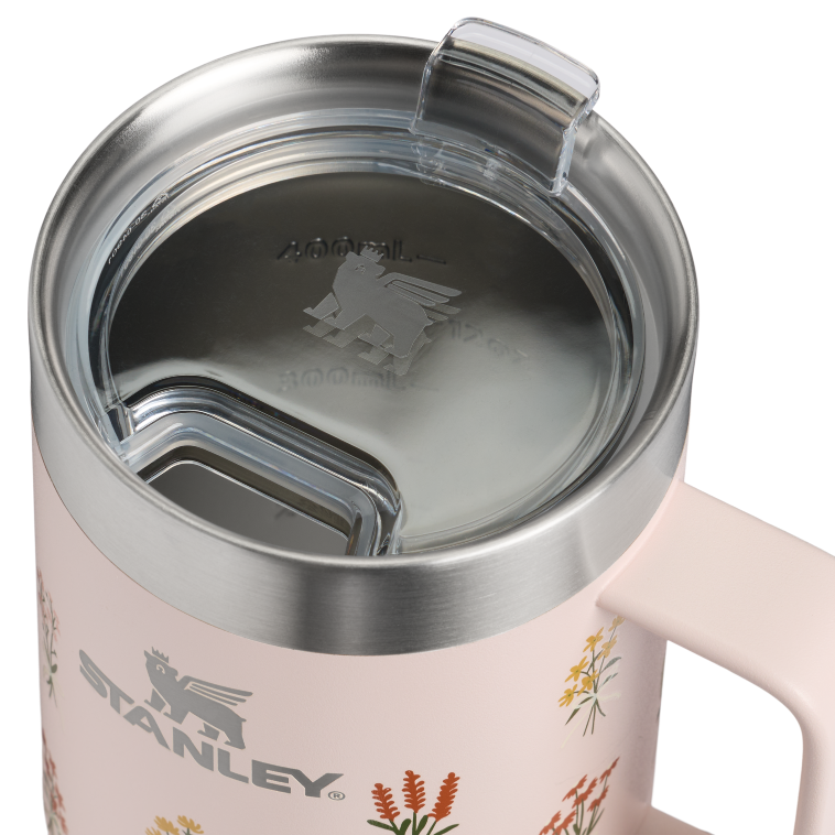 Stanley 1913 Everyday Suburban Mug 24 OZ Rose Quartz Bouquets in Rose Quartz Bouquets