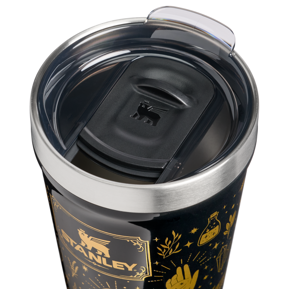 Stanley 1913 Halloween Everyday Tumbler 16 oz in Black Magic | Lid Detailed View
