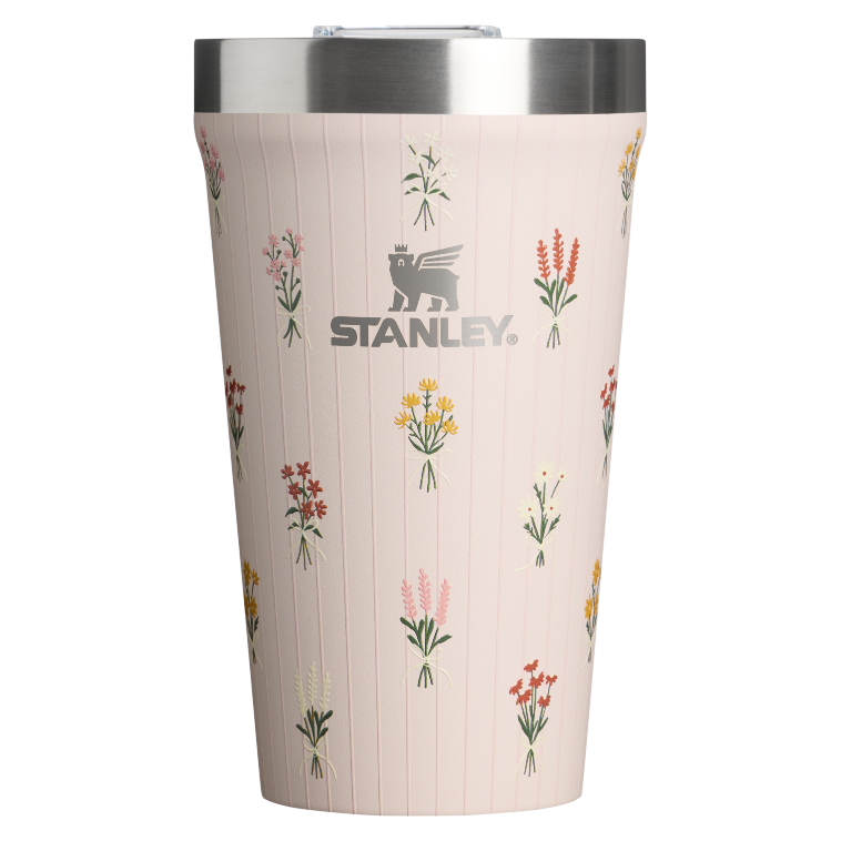 Stanley 1913 The Everyday Tumbler 16 OZ Rose Quartz Bouquets in Rose Quartz Bouquets
