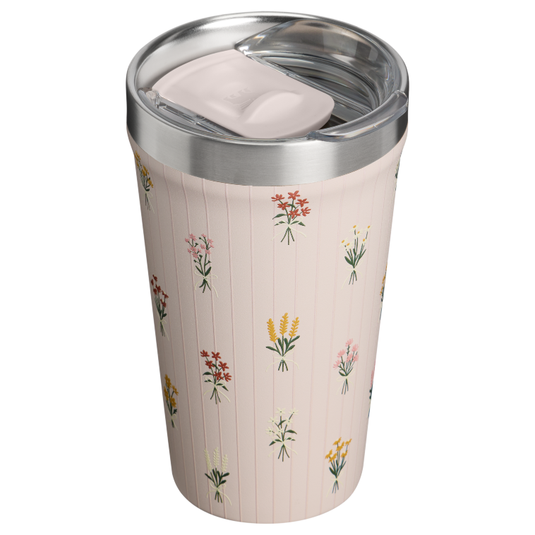 Stanley 1913 The Everyday Tumbler 16 OZ Rose Quartz Bouquets in Rose Quartz Bouquets
