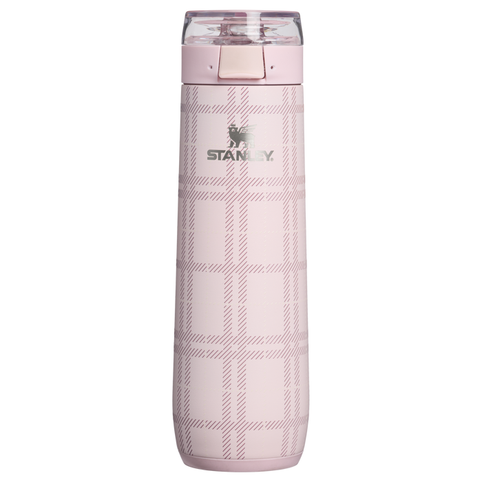 Stanley 1913 The Flowstate™ Spring Water Bottle20 oz Spring Reset Collection in Blossom Plaid | Front View