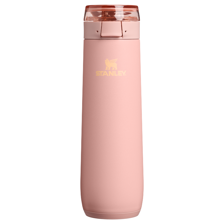 Stanley 1913 The Flowstate™ Spring Bottle 20 OZ in Peach Rose | Front View
