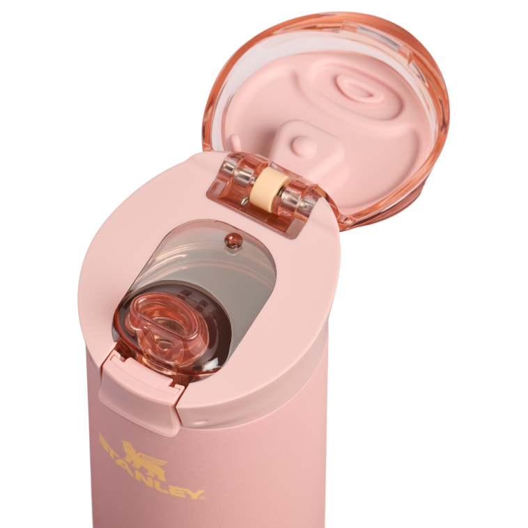 Stanley 1913 The Flowstate™ Spring Bottle 20 OZ in Peach Rose | Lid View