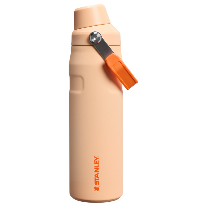 Stanley 1913 IceFlow™ Bottle with Fast Flow Lid 24 OZ in Orange Sherbet | Front View