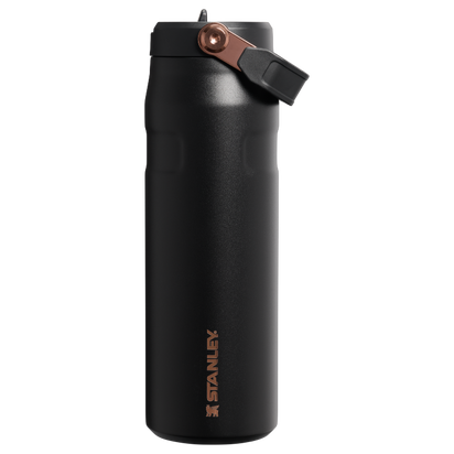 Stanley 1913 Messi x Stanley 1913 IceFlow™ Flip Straw 2.0 Bottle in Messi GOAT Black | Front View