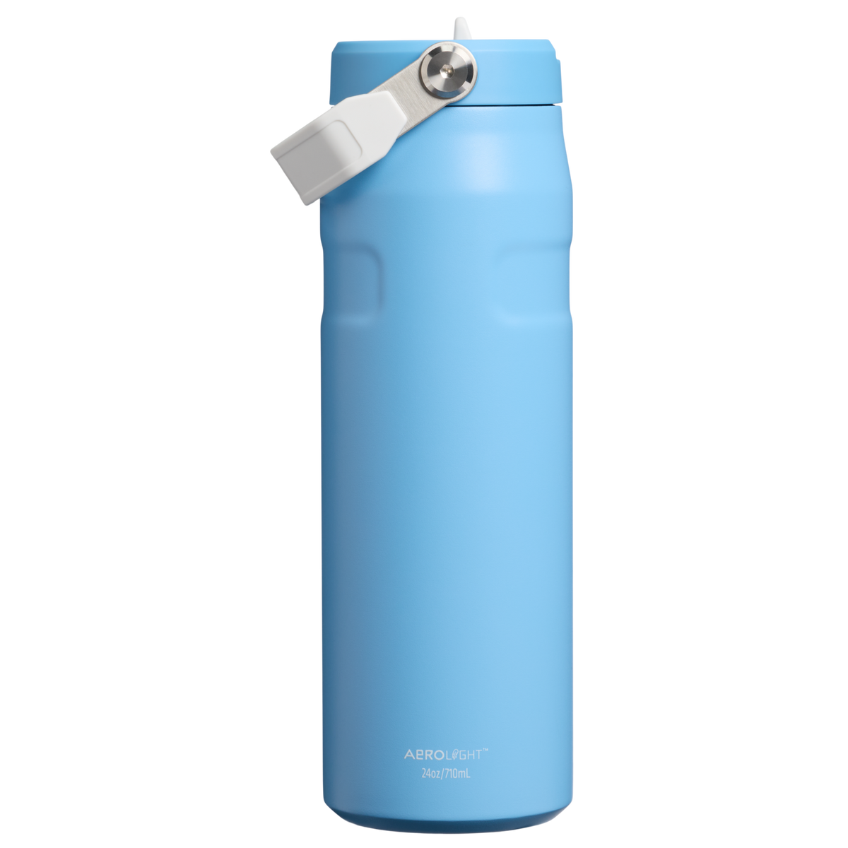 Stanley 1913 Country Collection IceFlow™ Aerolight Flip Straw Bottle 24 OZ in Team Light Blue White | Back View